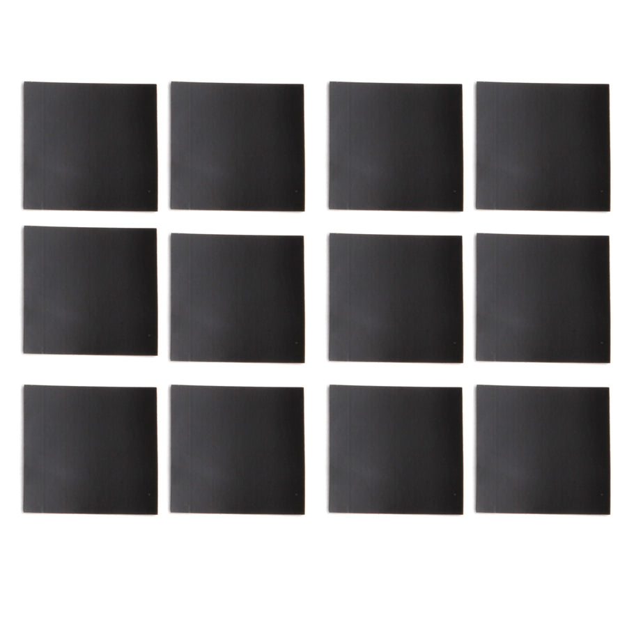 anti tarnish squares from earrs inc in a grid of four columns by three rows against a white background