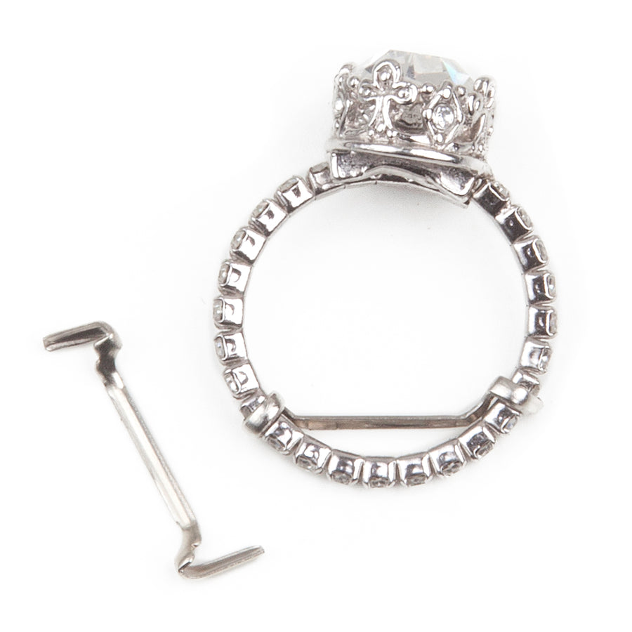 Bulk | Women's Silver Ring Guard | 144 guards