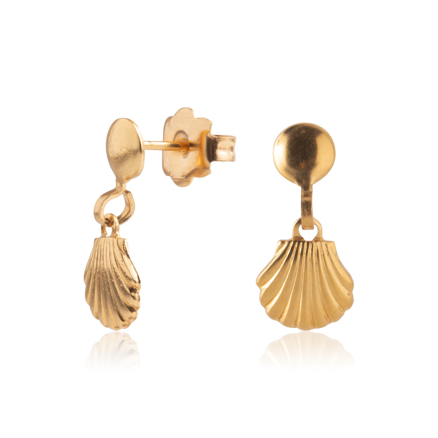 Gold Beach Inspired Earrings 3 Pairs