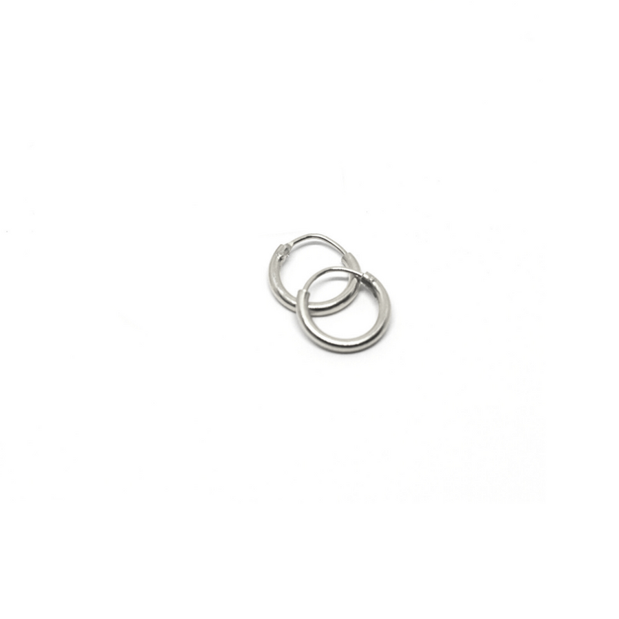 Silver 10mm Mini Huggie Hoops 3 Pairs