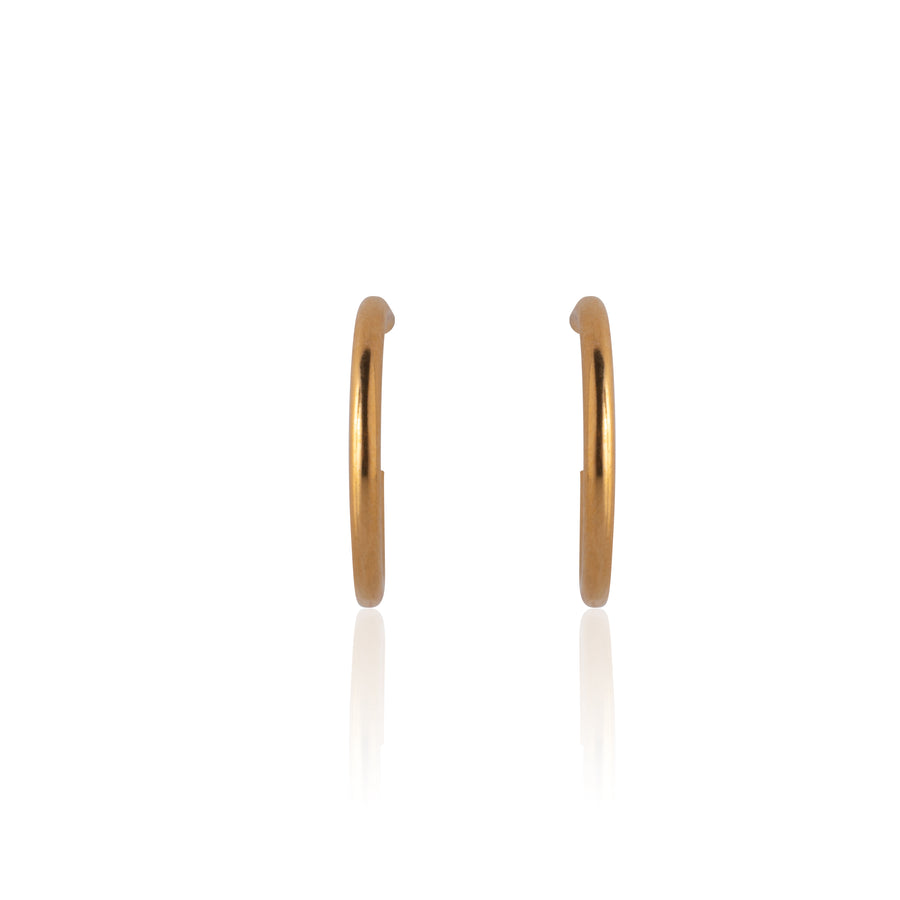 Wholesale | Gold 14mm Hoops