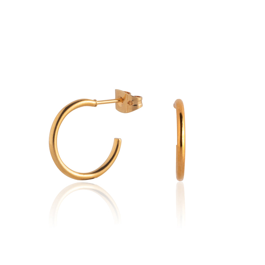 Wholesale | Gold 14mm Hoops