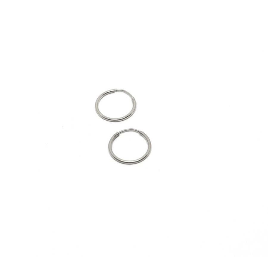 Wholesale | Sterling Silver Earrings | 12mm Mini Hoops | 3 Pairs
