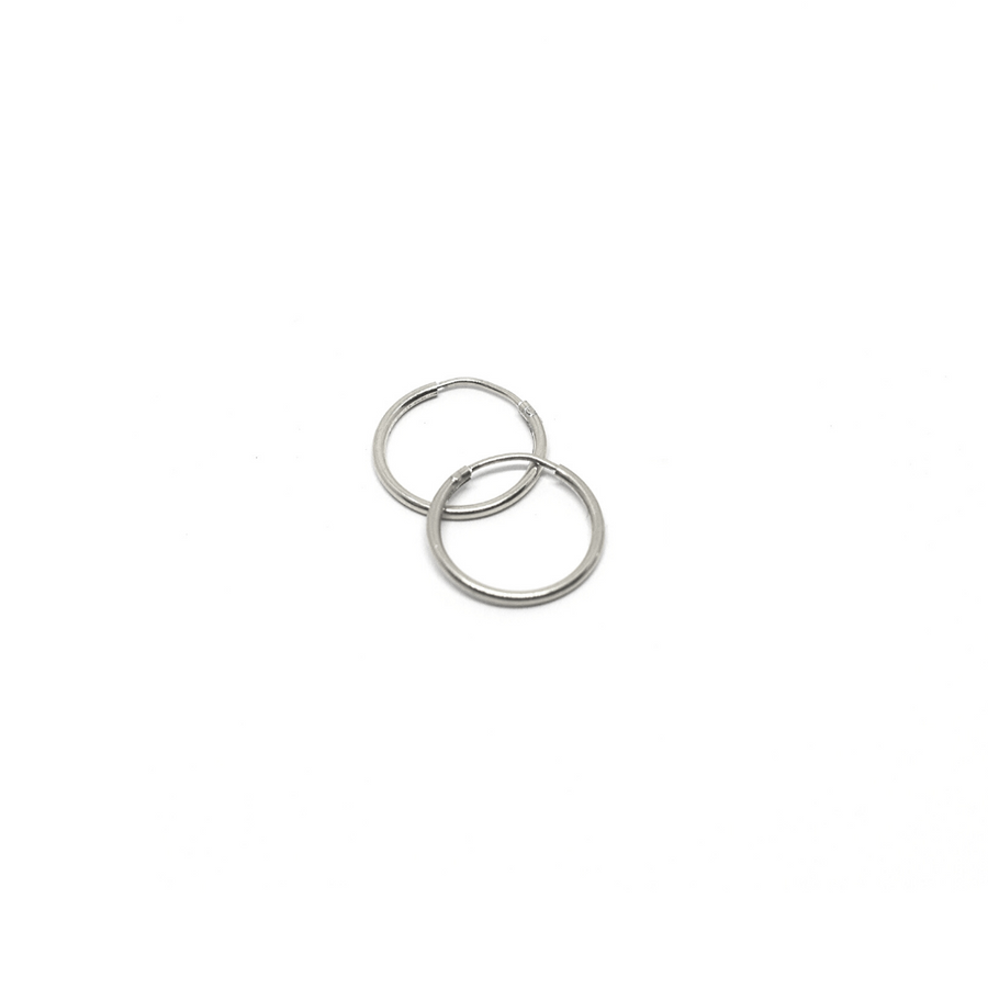Silver Mini Huggie Hoops 3 Pairs