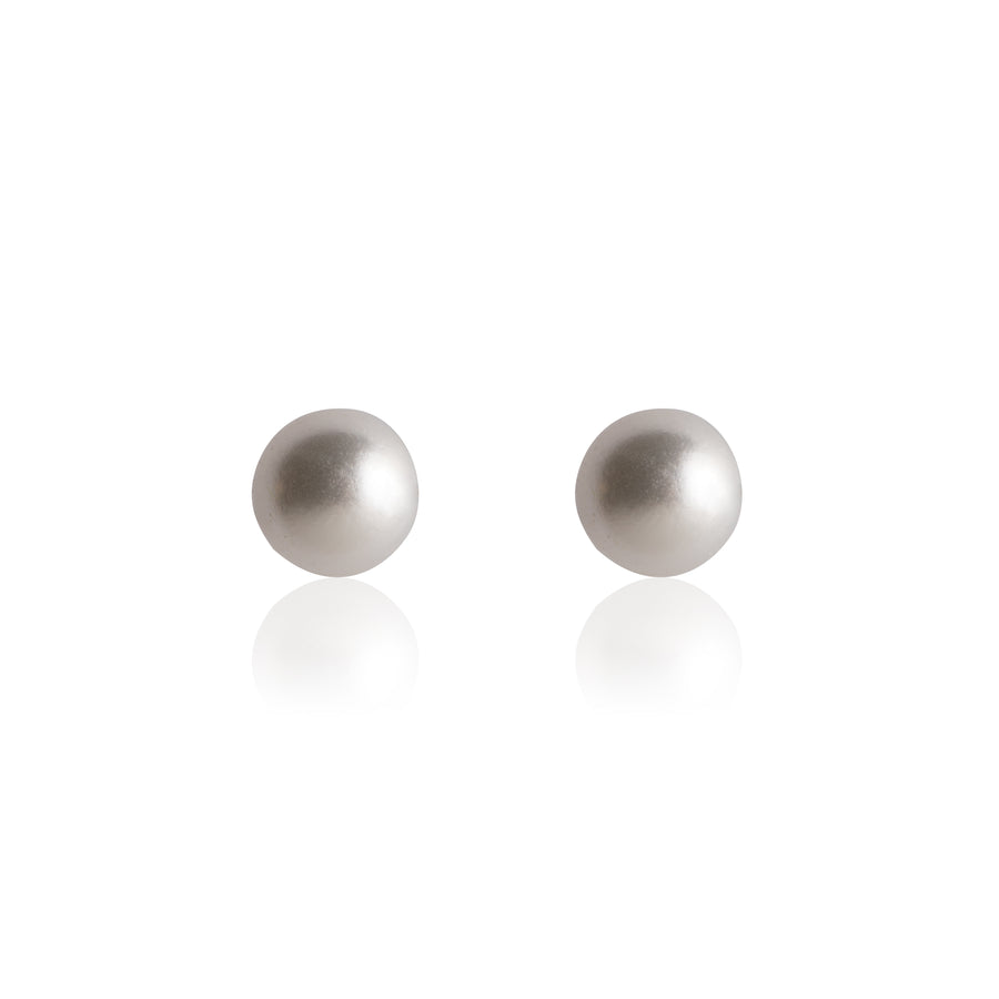 Wholesale | 5mm Round Faux Pearl Earrings with Gold Posts