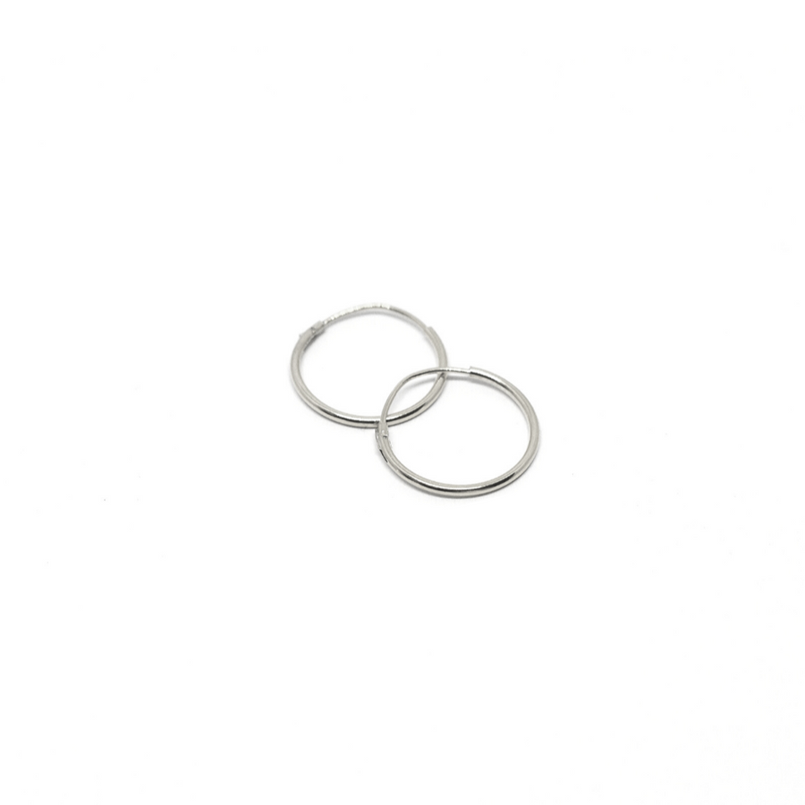 Silver Mini Huggie Hoops 3 Pairs