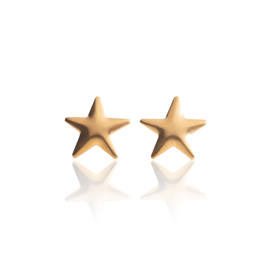 Wholesale | Gold Star Stud Earrings