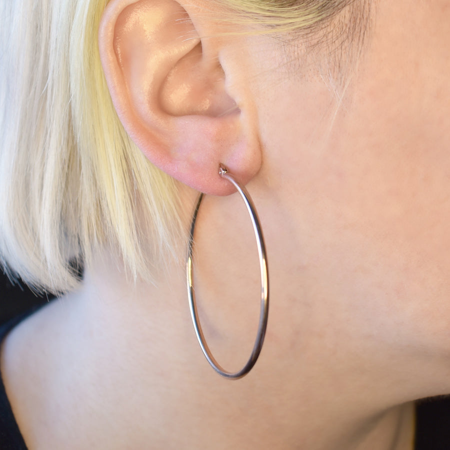 50mm Statement Hoop Earrings 3 Pairs