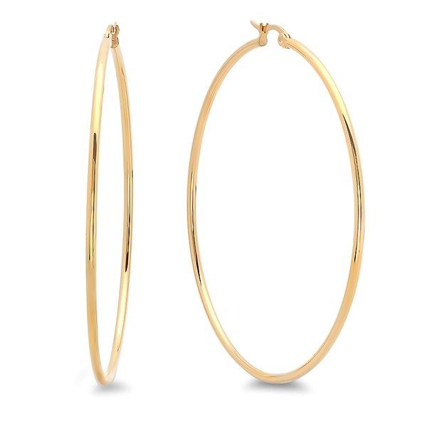 Wholesale | 50mm Statement Hoops in Gold