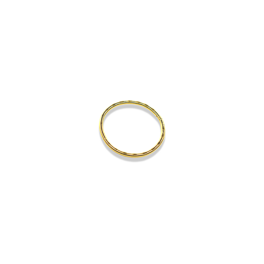 14mm Gold Faceted Nose Ring