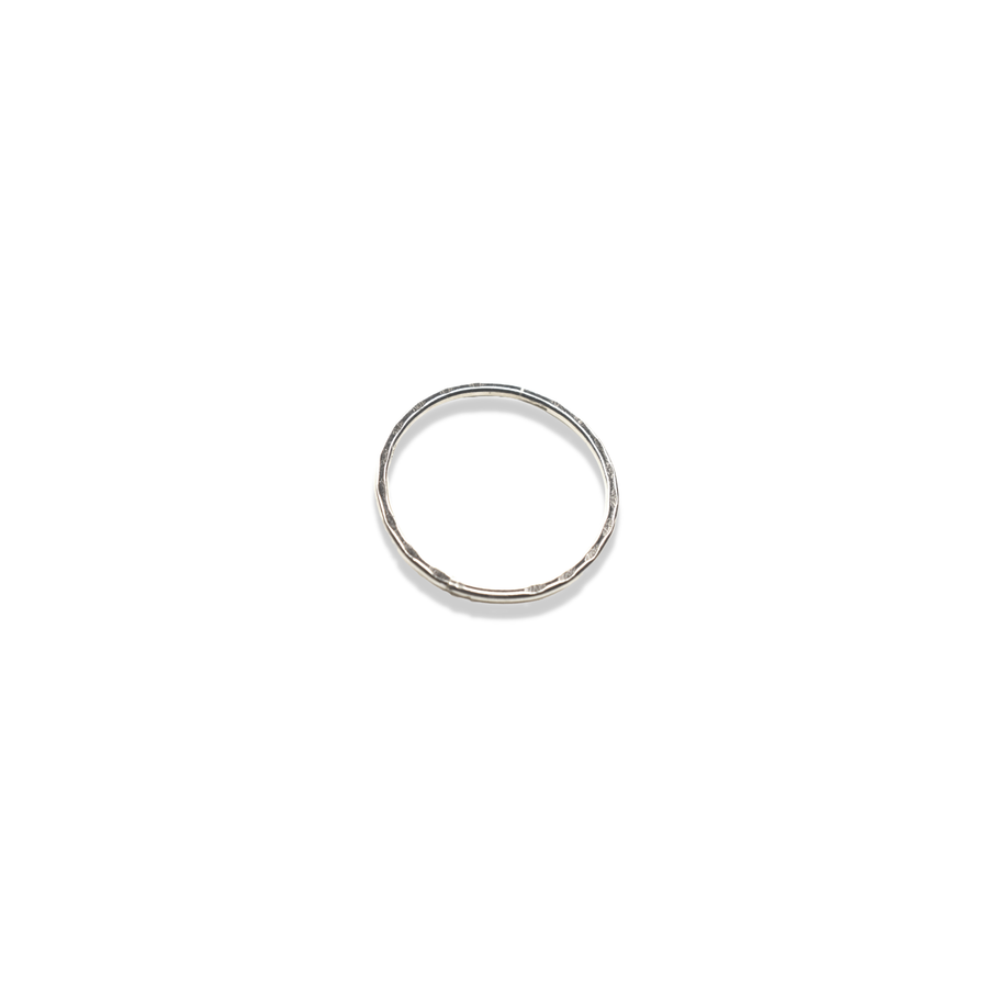 14mm Silver Faceted Nose Ring