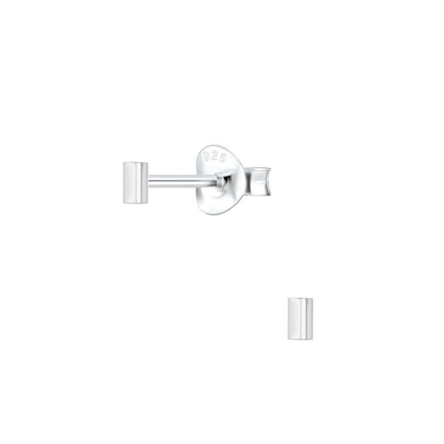 Silver Bar Jewelry Set
