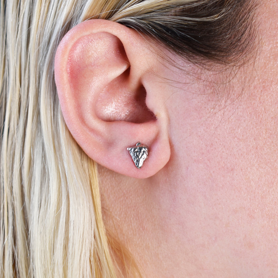 Wholesale | Silver Strawberry Stud Earrings