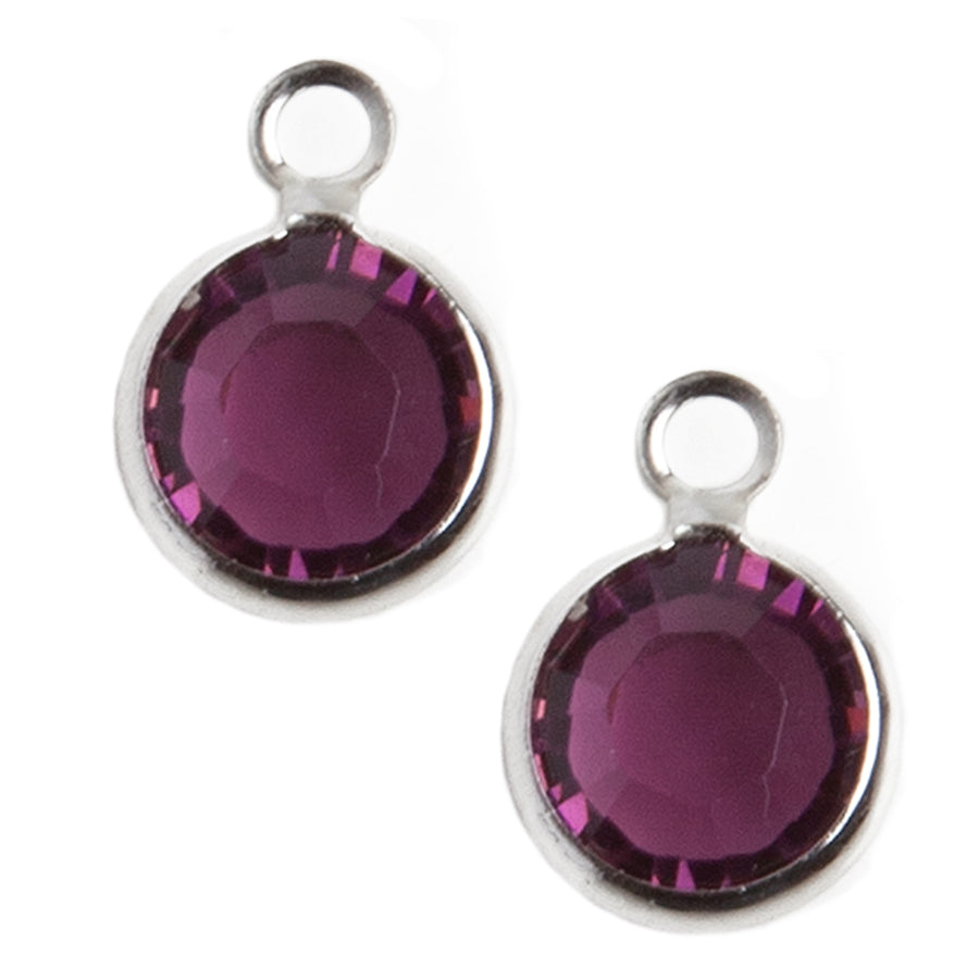 Wholesale | Purple Amethyst Crystal Charms