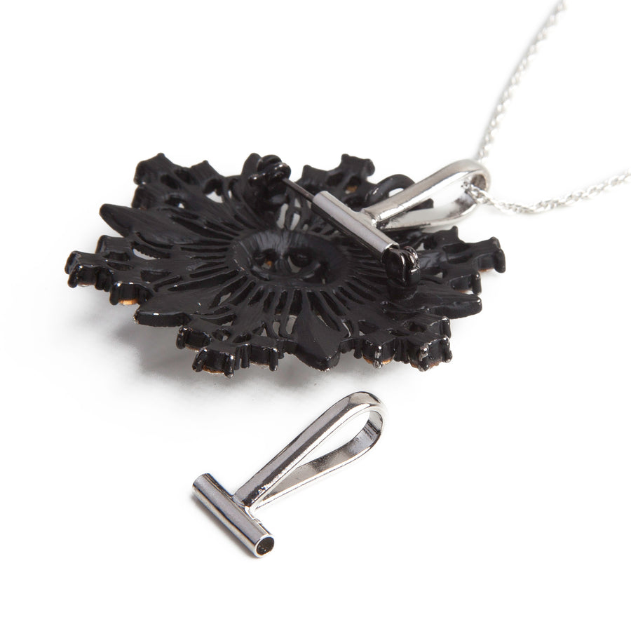 Wholesale | Silver Horizontal Pin to Pendant Converter